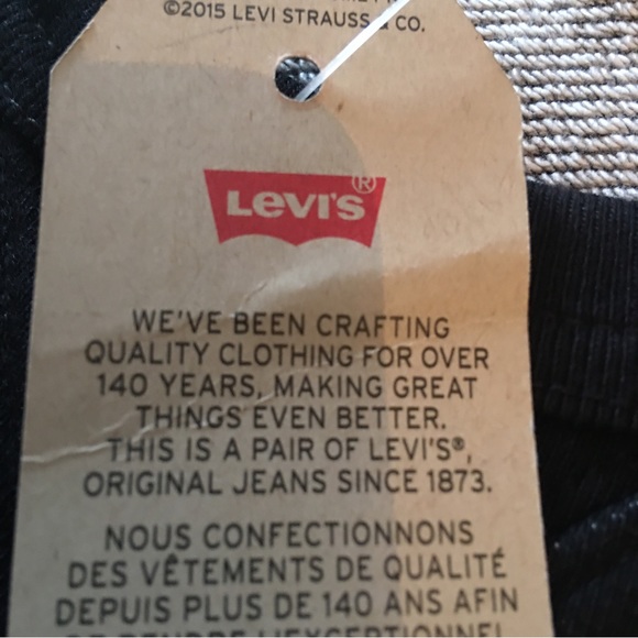 NWT LEVIS FRENCH TERRY CREW NECK SWEATSHIRT MENS SMALL (RAGLAN CUT, CUT & SEW) - Picture 5 of 9